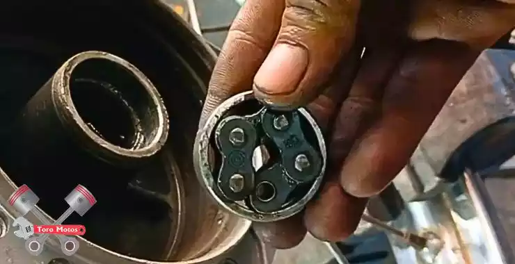 como sacar las balineras dela llanta trasera con cadena